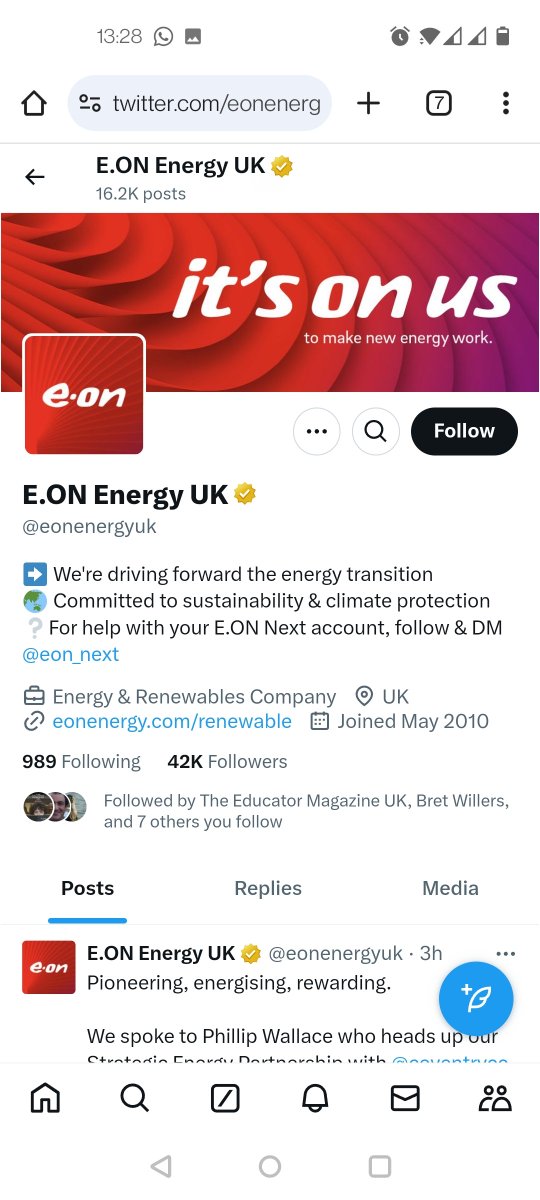 CorlettDan's tweet photo. @eonenergyuk I would like to follow your advice to follow @eon_next but this is a bit awkward https://t.co/UPOJWtIBfA