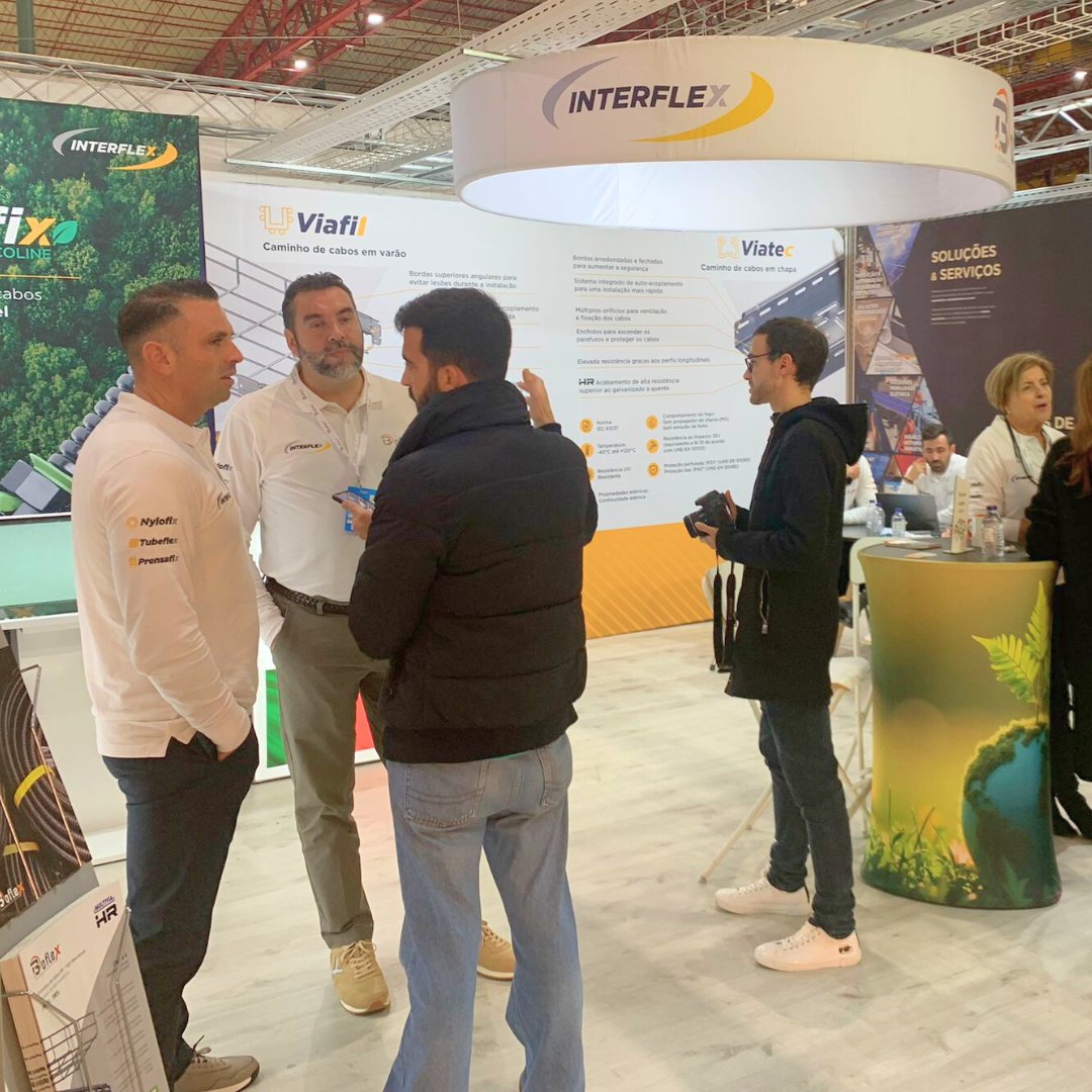 INTERFLEX_SL's tweet image. ¡Te esperamos en la Feira Electrica de Exponor!
Ven a visitarnos en el Stand 28 Pabellón 2 de BOFLEX, donde tenemos todo lo que necesitas.
✔️ Bandejas portacables de rejilla, acero laminado y de escalera 
✔️ Sistemas de protección 
✔️ ¡Y muchas novedades más!