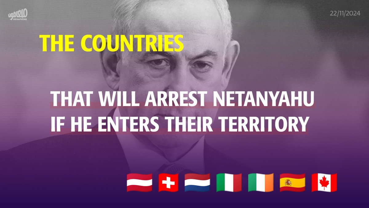 Seven countries said they were ready to implement the arrest warrants issued by the #InternationalCriminalCourt on Thursday, against #BenjaminNetanyahu and #YoavGallant. On the other hand, France, the UK, Norway and Sweden only reasserted their “respect” for the #ICC’s decisions