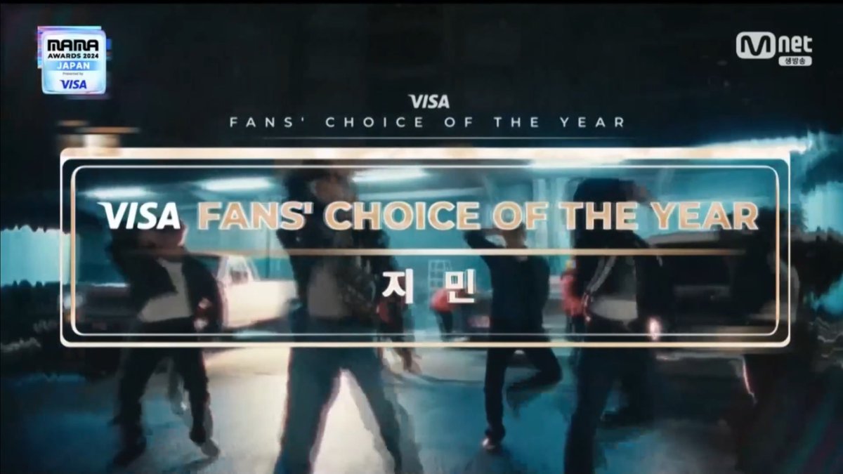 ALLFORJIMIN_KOR's tweet photo. 지민 대상 수상 축하해
#우리지민이상받았네 
VISA FANS’ CHOICE OF THE YEAR
#JiminMAMADaesang 
Congratulations JIMIN
#2024MAMAAWARDS https://t.co/OTOOUajG9E