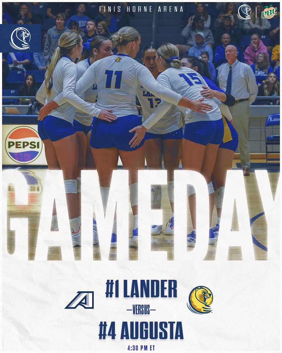Time to compete for a spot in the Peach Belt finals. See you there😤

🔹 Semifinals 
🆚 Augusta 
⌚️ 4:30 pm ET
📍 Finis Horne Arena 
📺 PPV on the PBC Sports Network 
📊 landerbearcats.com/coverage

#cLawsUp