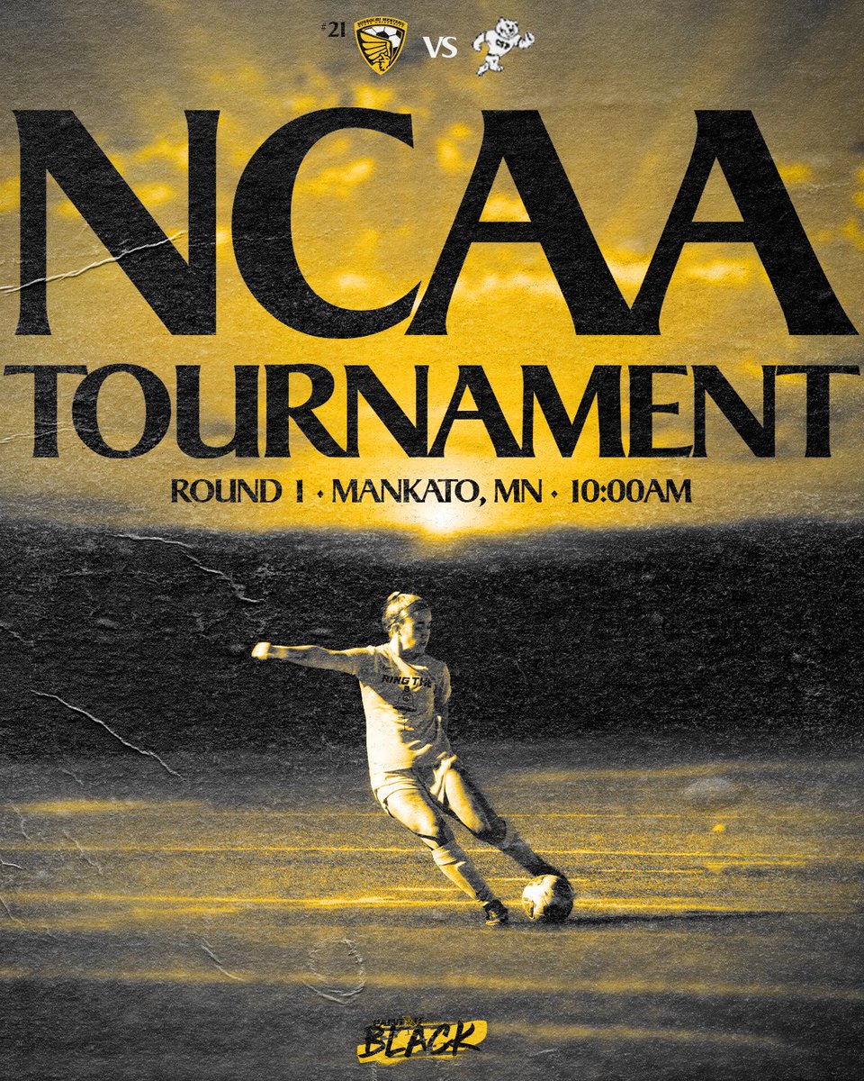 𝗠𝗮𝘁𝗰𝗵 𝗗𝗮𝘆!

Rise and shine! The road to a national championship starts in Mankato! 🏆🌅

🆚 Concordia-St. Paul
🕦 10:00 AM
📍 Mankato, MN
🏟️ The Pitch
📺 nsicnetwork.com/?B=1630432
📊 bit.ly/4fQoXbA

#PaintItBlack🏴 | #TogetherWeFly