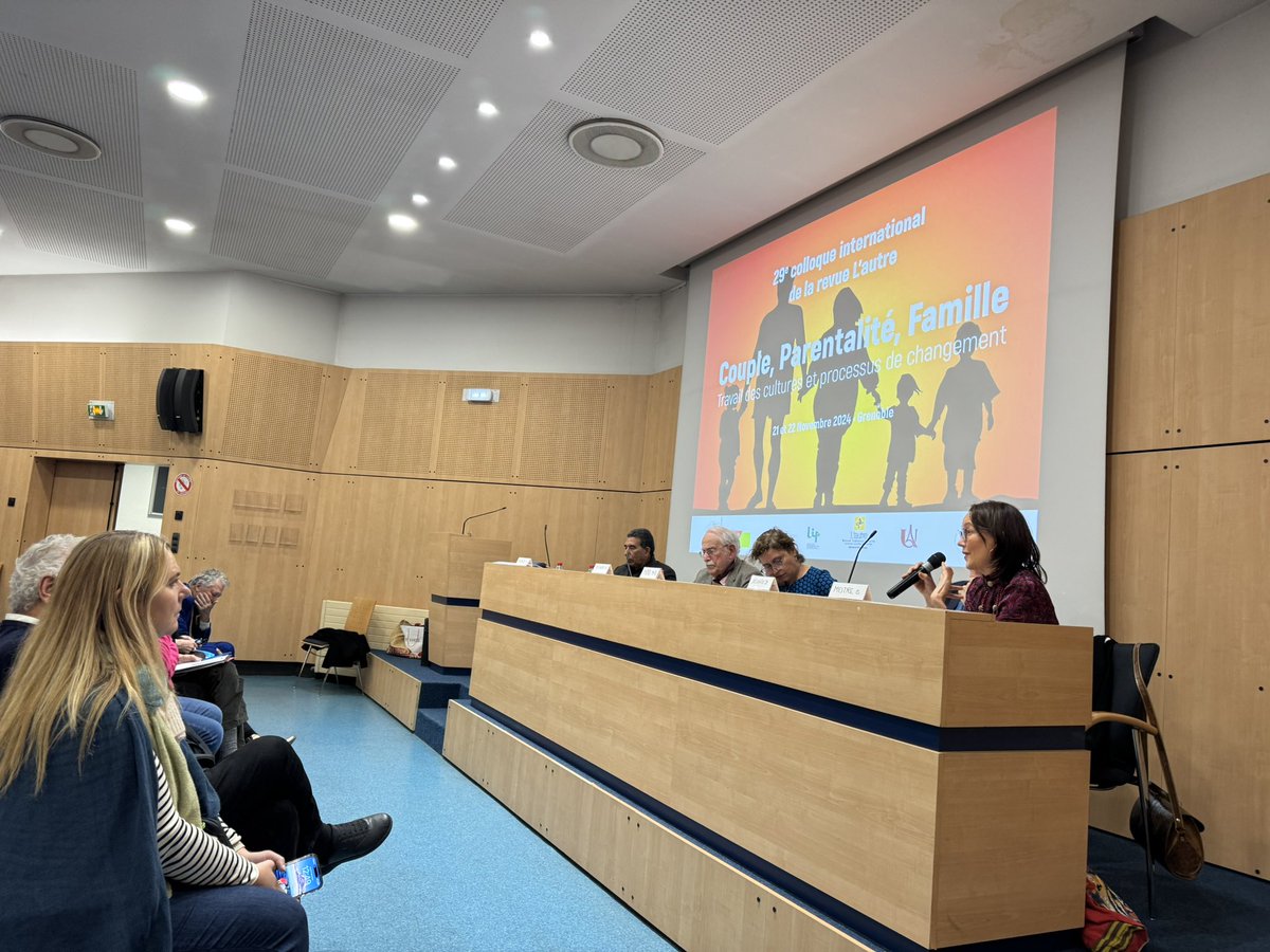 Le 29eme colloque internationale de la revue L’autre à Grenoble avec <a href="/MarieRoseMoro/">Marie Rose Moro</a> autour de « couple, parentalité, famille : travail de cultures et processus de changement »