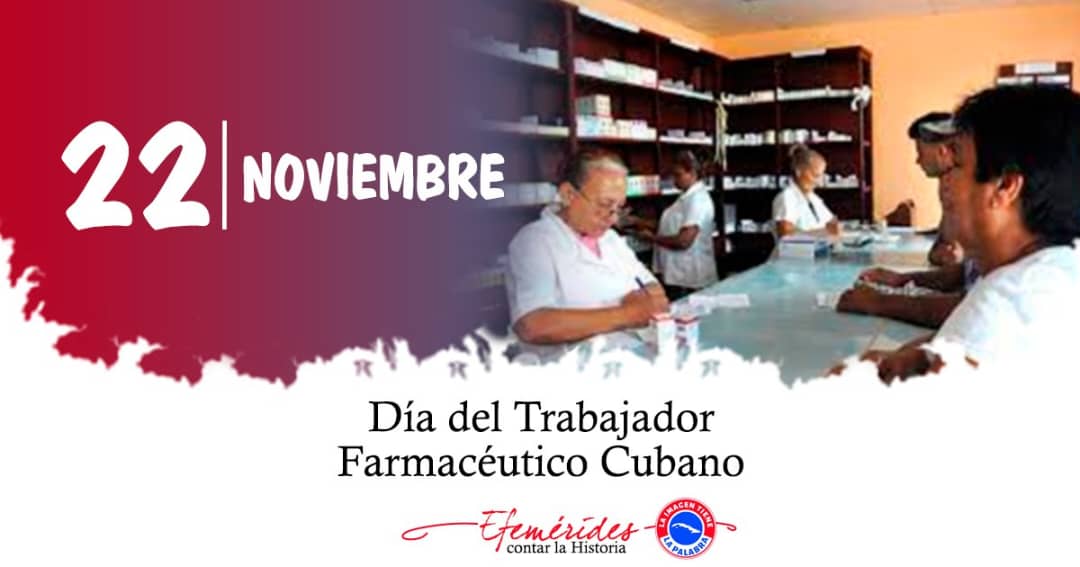 Muchas felicidades en su día a todos los farmacéuticos cubanos #GenteQueSuma #MatancerosEnVictoria
