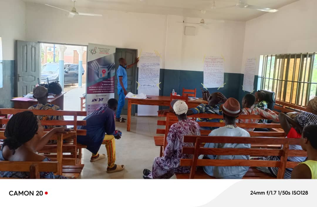 Projet "Touche pas à mon sexe":  dialogues communautaires avec les leaders traditionnels et religieux pour comprendre les causes de l'étirement des lèvres vaginales et proposer des solutions. Ensemble pour la #dignité des femmes et des #filles. 💪✨

#femmes
<a href="/awdf01/">African Women's Development Fund</a>