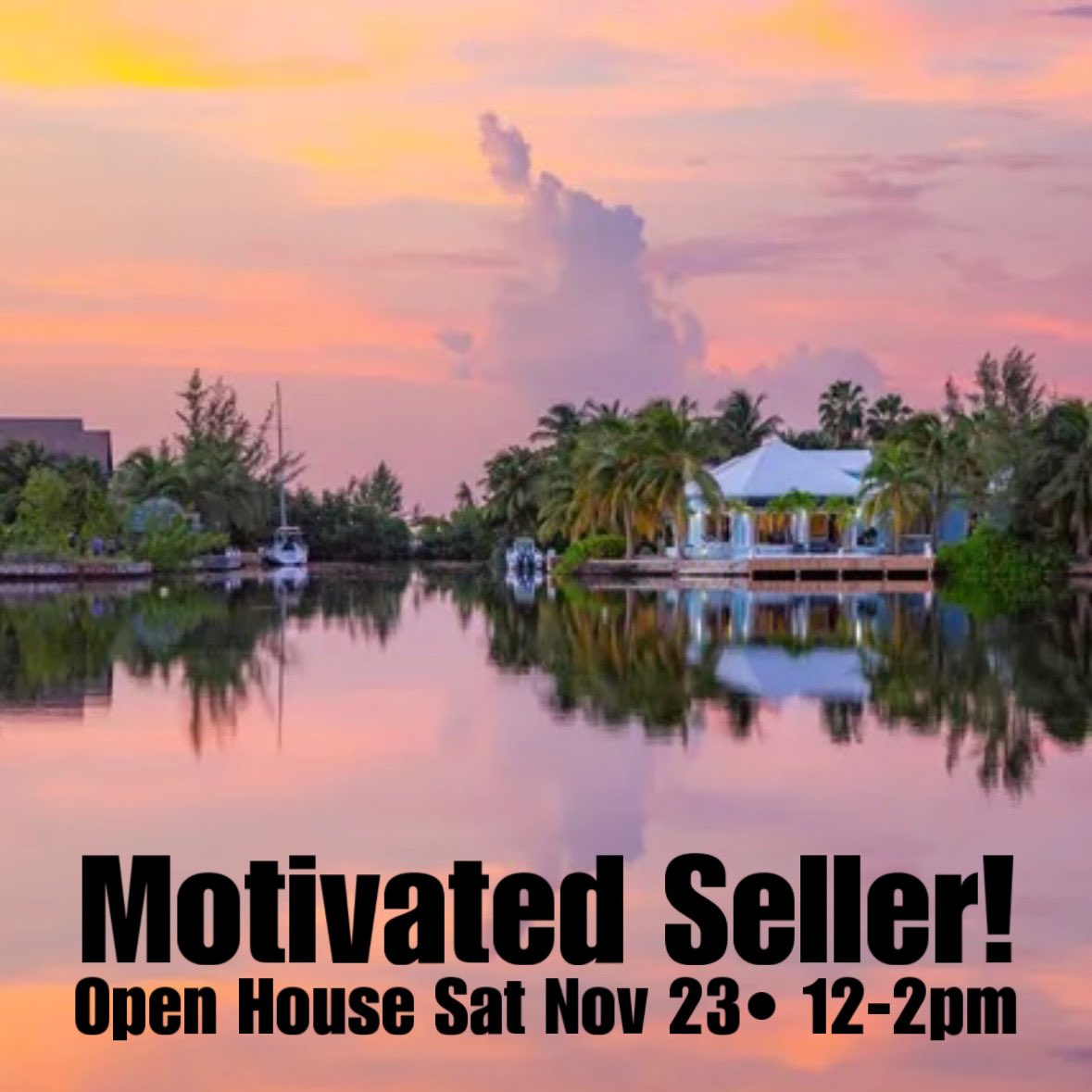 HeatherCarriga5's tweet photo. Open House
Sat Nov 23 • 12-2pm
21 Ripon Court

Motivated Seller!

Embrace the ultimate Cayman real estate opportunity with this canal-front home

Member of CIREBA
MLS # 418062

#Cayman #OpenHouse #CaymanIslandRealEstate  #caymansothebysrealty #caymanislandsrealestate https://t.co/K15gNPXHRw
