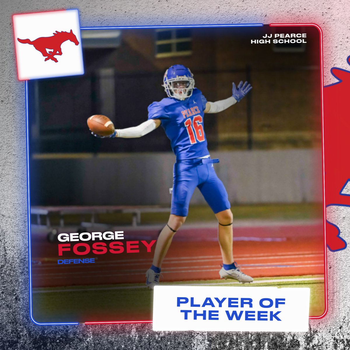 George was tasked with defending Arlington's #1 offensive threat.  By the looks of it - Mission Accomplished - Congrats on earning Defensive Player of the Week!
