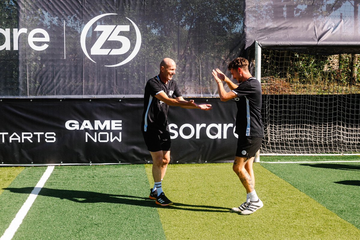 Sorare's tweet photo. A truly special moment. 🤍

During this once-in-a-lifetime experience when Sorare Managers had the chance to meet and play football with Zidane. 🥹

Stay tuned for more… https://t.co/JmdFSnKq5E