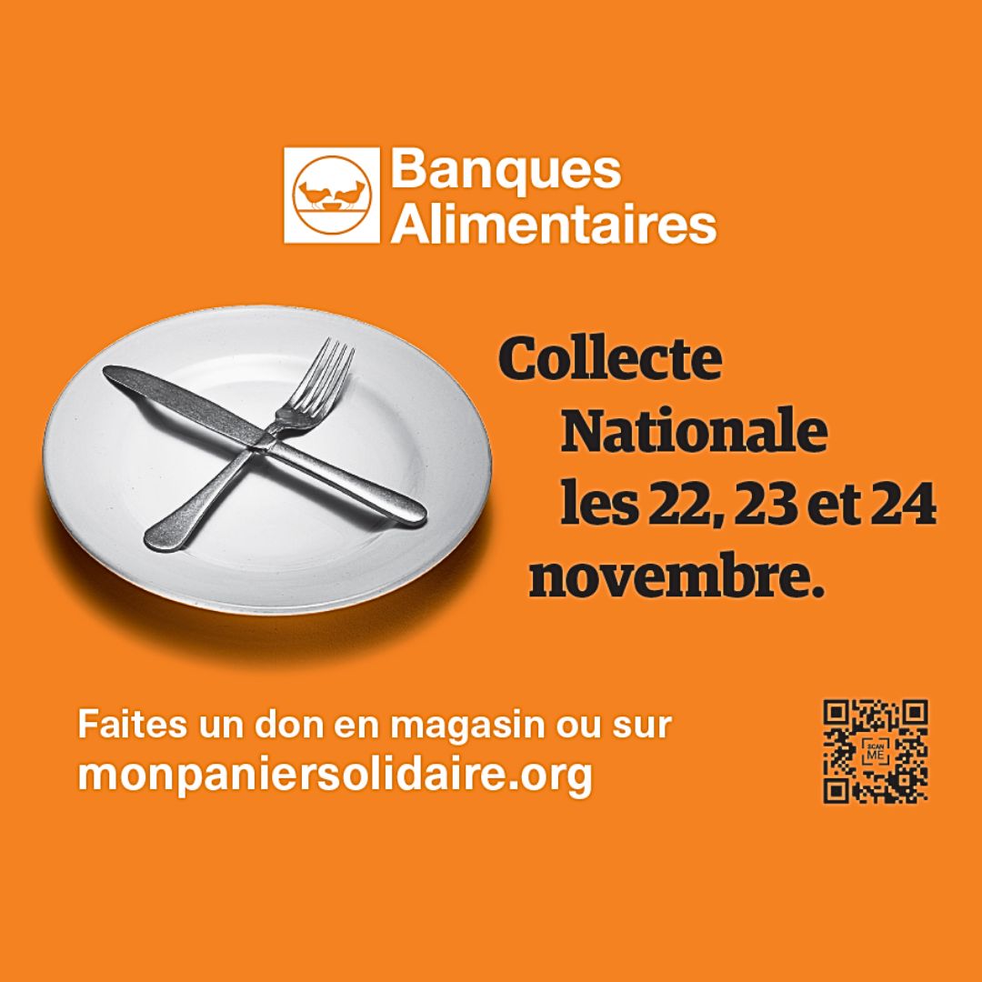 Groupe Casino (@groupe_casino) on Twitter photo 📆 Les 22, 23 et 24 novembre, le groupe Casino et ses marques se mobilisent aux côtés des <a href="/BanquesAlim/">Banques Alimentaires</a> à l’occasion de la collecte nationale.
🤝 Rejoignez-nous en magasin pour faire un #don ou sur MonPanierSolidaire.org.
#solidarité #engagement #BanquesAlimentaires 📆 Les 22, 23 et 24 novembre, le groupe Casino et ses marques se mobilisent aux côtés des <a href="/BanquesAlim/">Banques Alimentaires</a> à l’occasion de la collecte nationale.
🤝 Rejoignez-nous en magasin pour faire un #don ou sur MonPanierSolidaire.org.
#solidarité #engagement #BanquesAlimentaires