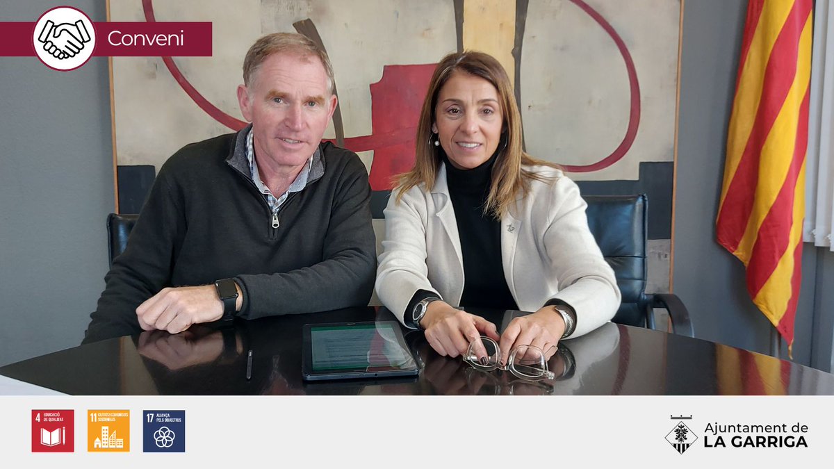 ✍️Renovem el conveni amb l’ <a href="/AdfMontseny/">ADF Montseny-Congost 082</a>-Congost per col·laborar en l’execució de programes de vigilància i prevenció d’incendis forestals i per la millora i defensa dels interessos forestals de #laGarriga