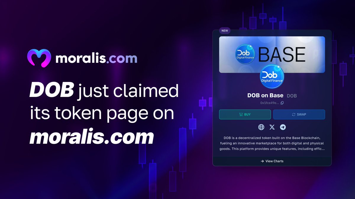 Meet $DOB - an ultra-low-market-cap, 11-day-old token on Base:
moralis.com/chain/base/tok…
#DOB #BaseChain <a href="/difimarket/">Difi Market</a>
