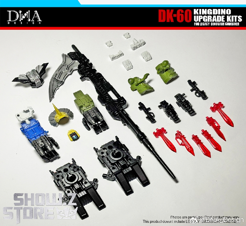 ShowZStore's tweet photo. [Pre-Order] DNA Design DK-60 Kingdino Upgrade Kits for Legacy Dinosaur
Material: ABS
Height: N/a
Full Price Unknown
--------
👇links👇 
https://t.co/a7wwHZ6Yri

＃DK60 
＃actionfigure ＃transformer ＃modelkit ＃showzstore ＃Showzdailyreport https://t.co/VCLEhi6b6w