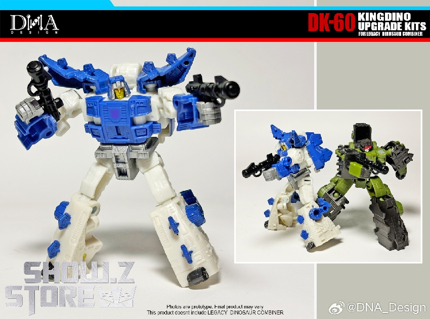 ShowZStore's tweet photo. [Pre-Order] DNA Design DK-60 Kingdino Upgrade Kits for Legacy Dinosaur
Material: ABS
Height: N/a
Full Price Unknown
--------
👇links👇 
https://t.co/a7wwHZ6Yri

＃DK60 
＃actionfigure ＃transformer ＃modelkit ＃showzstore ＃Showzdailyreport https://t.co/VCLEhi6b6w
