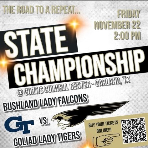 Good luck to our Lady Falcon Volleyball team and Falcon Football team!! Everyone traveling to support our students, we wish you safe travels. We are so very thankful for our BISD family and friends. Go get'em!! 🏐⚫️🟡🏈
#wearebushland