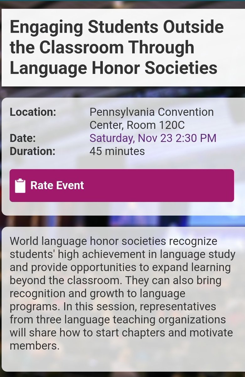 Join SHH Director Kelly Scheetz and representatives from AATF &amp; AATG  to learn about the benefits of having a language honor society like SHH!
