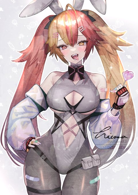 バサーカー・バニーちょっと改₍ᐢ.‸.⑅ᐢ₎♡
#いいツインテールの日 