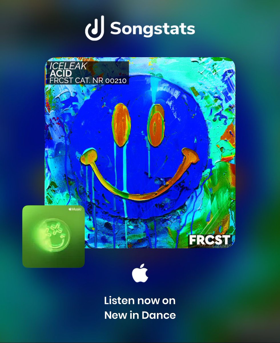 Iceleak (@weareiceleak) on Twitter photo Need no acid to trip over my song✨"ACID" out now on <a href="/frcstrcrds1/">FRCST RCRDS</a>! 😈
Thank you <a href="/AppleMusic/">Apple Music</a> for the support!
#weareiceleak #iceleak #newsong #newmusicfriday #producer #electronicmusic #housemusic Need no acid to trip over my song✨"ACID" out now on <a href="/frcstrcrds1/">FRCST RCRDS</a>! 😈
Thank you <a href="/AppleMusic/">Apple Music</a> for the support!
#weareiceleak #iceleak #newsong #newmusicfriday #producer #electronicmusic #housemusic