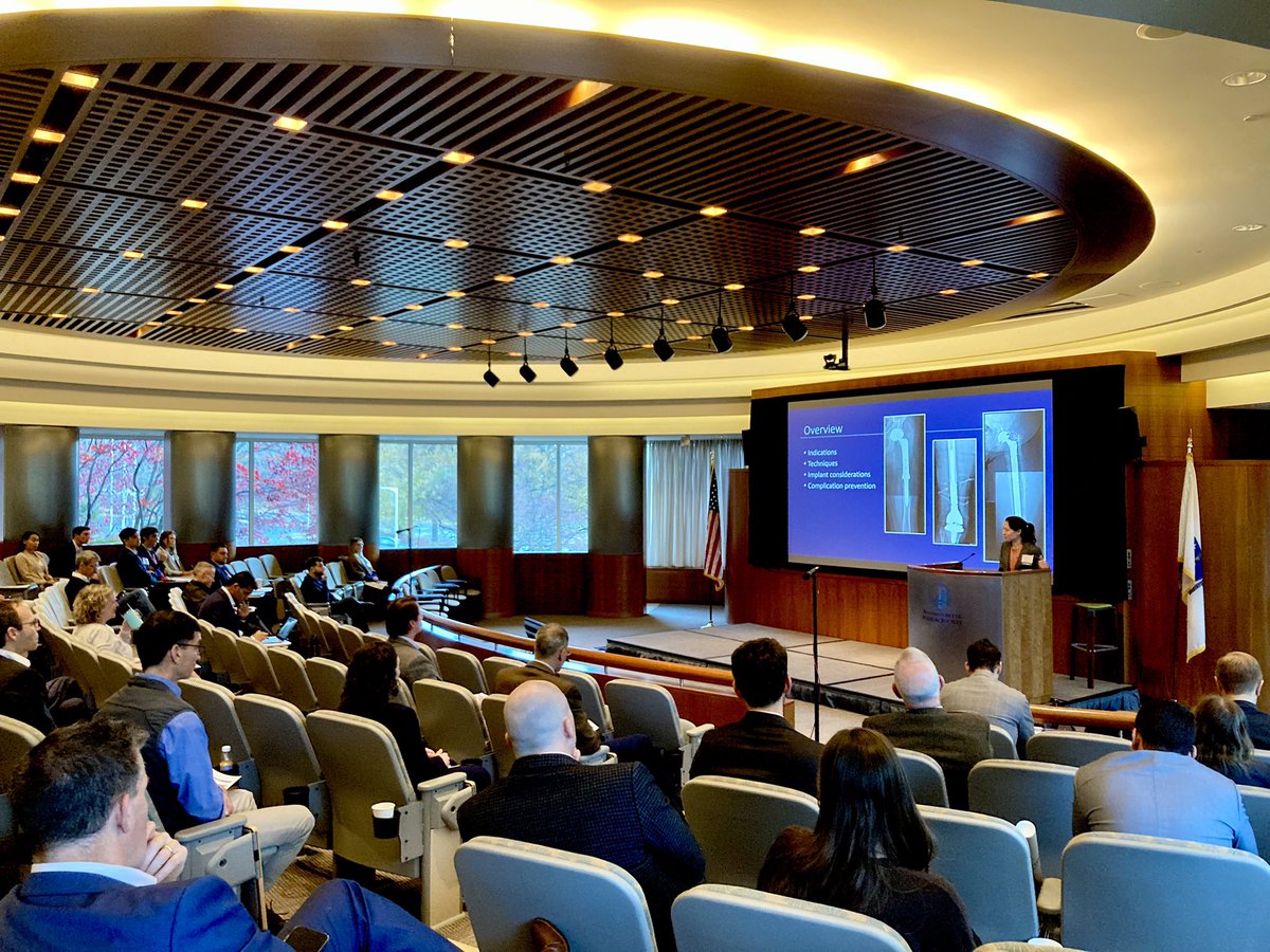 A full house this morning at the NEOS Annual Fall Meeting as guest professor Dr. Cara Cipriano provides valuable insights on the utilization of Femoral Megaprostheses.