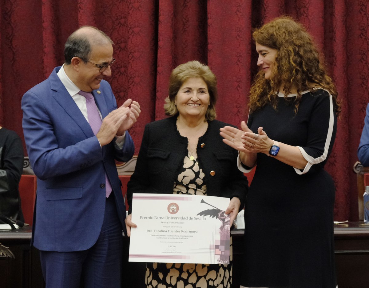 🎖️ ¡Felicidades! Los premios Fama de la Universidad de Sevilla reconocen la excelencia de cinco investigadores por cada una de las grandes áreas de conocimiento durante el curso 2023-2024. 

🏆Los galardonados han sido: