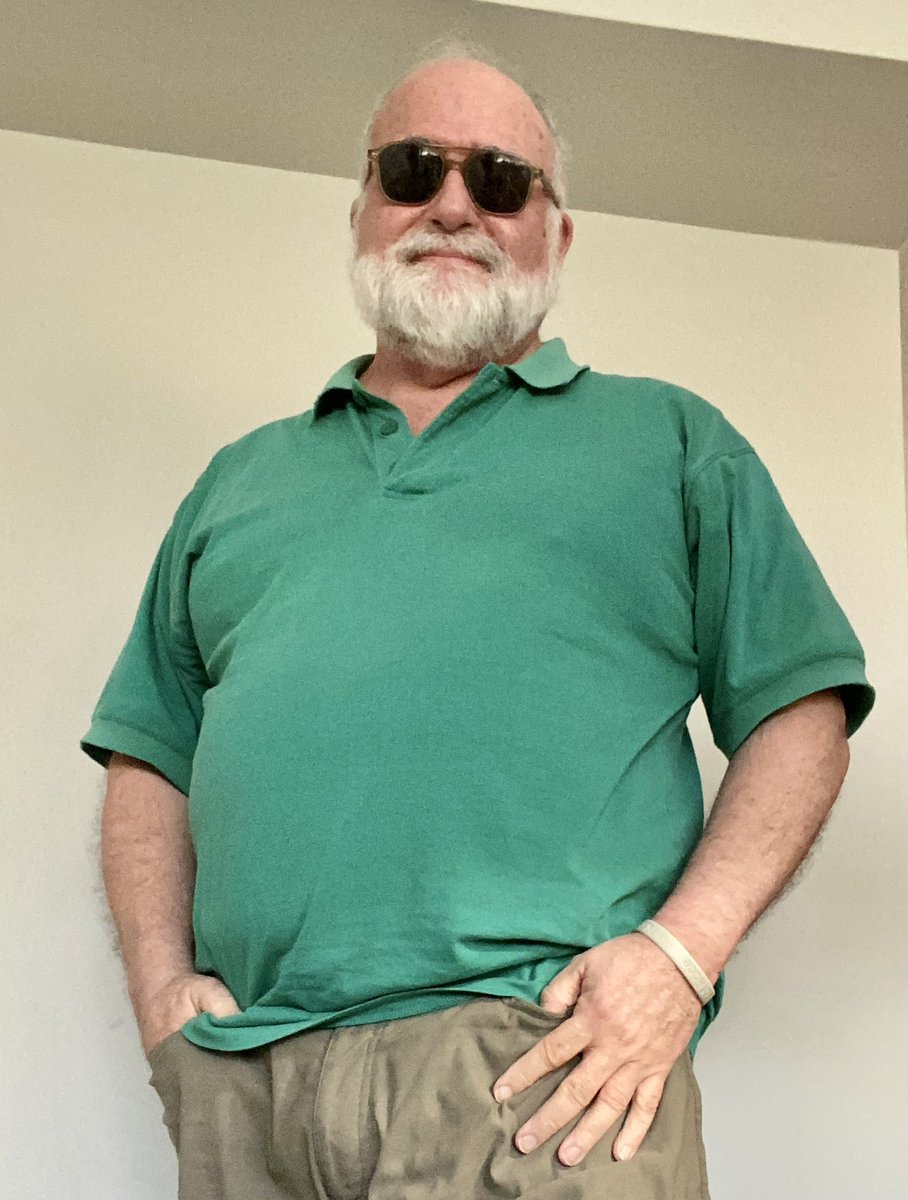 And dressing for “Wicked” movie - saw it yesterday and LOVED it!! #PapaBearProfessorInGreen