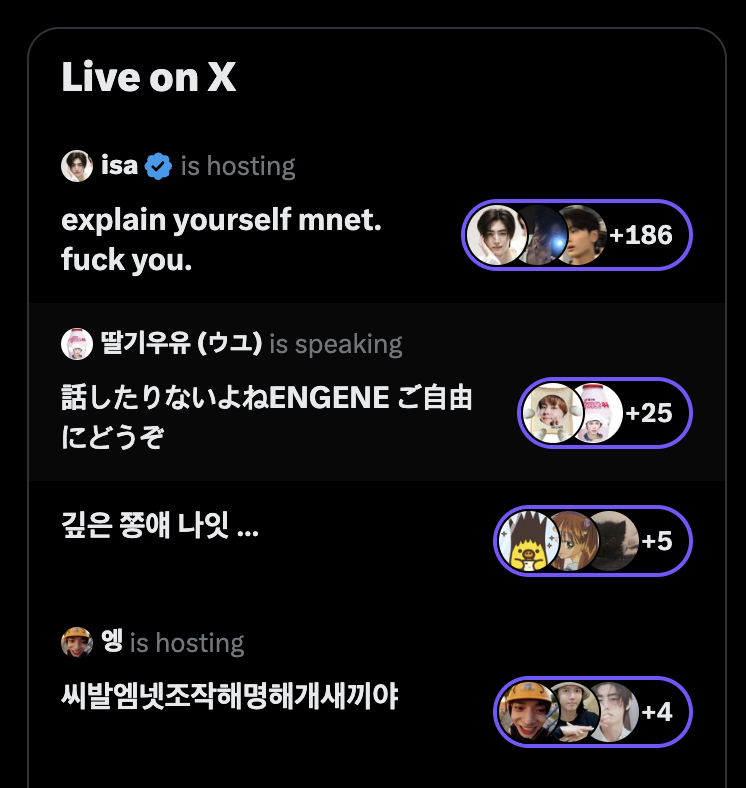 borderpsh's tweet photo. even j-engenes are holding spaces to cry and rant about today's MAMA.

‼️ TWEET IT TREND IT ‼️

#MAMARIGGED #MNETRIGGED https://t.co/kSFqikcFsS