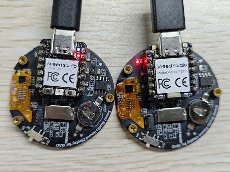 seeedstudio's tweet image. Ever wondered how the XIAO RP2040 compares to the XIAO RP2350? 💡 Carla Guo's project puts them to the test with our Round Display! The RP2350 shines, processing image data over 2x faster.
Full details on @Hacksterio 👇
bit.ly/3QclPfj
#SeeedXIAO #Hackster #XIAORP2040…