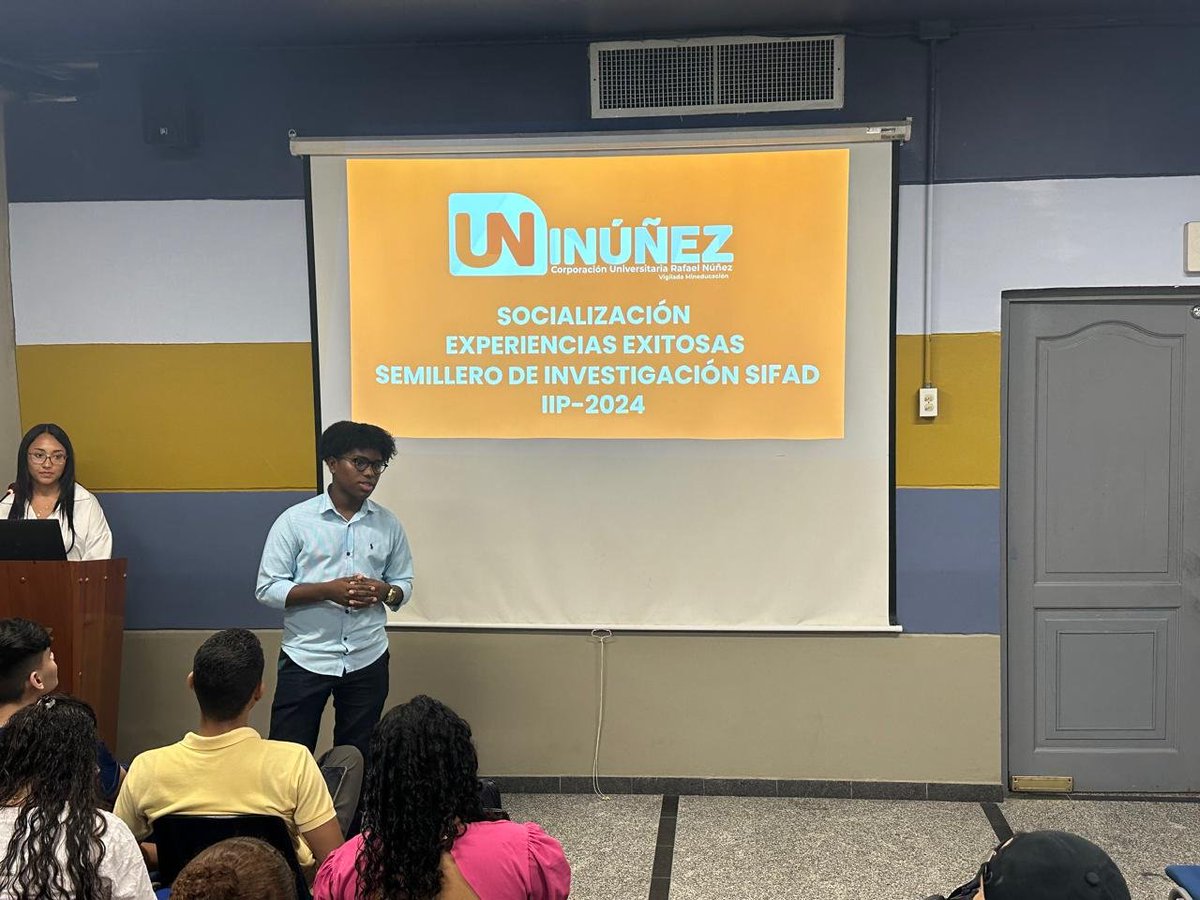 CURNHumanidades's tweet photo. El Seminarios de Investigación @UNINUNEZ también es el escenario donde se compartieron las experiencias significativas del Programa de Gestores Sociales y Semilleros de Investigación del Programa de Derecho durante el II PER 2024. https://t.co/EEHKGbi0gD