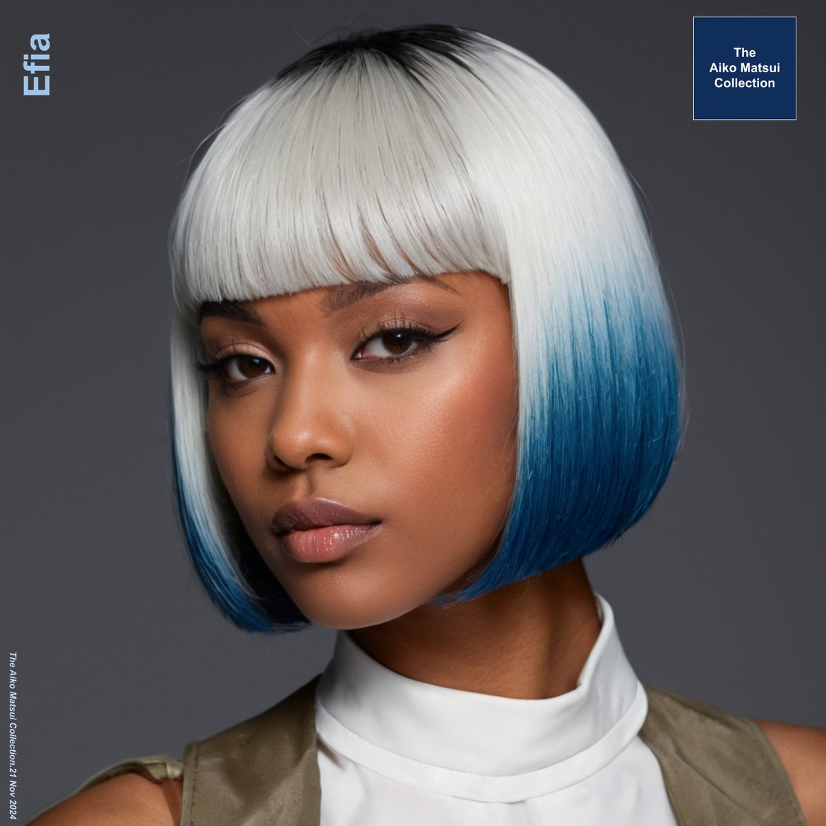 LoveAiko2003's tweet photo. Blue hair day! π Challenge with @iamreddsebastin
On the series focusing on #hairstyle. Details and close up shots. #BlueHairChallenge
This is Efia with a simple #BobHair! #StableDiffusion #AI #AIart https://t.co/f6hHhG67Fs