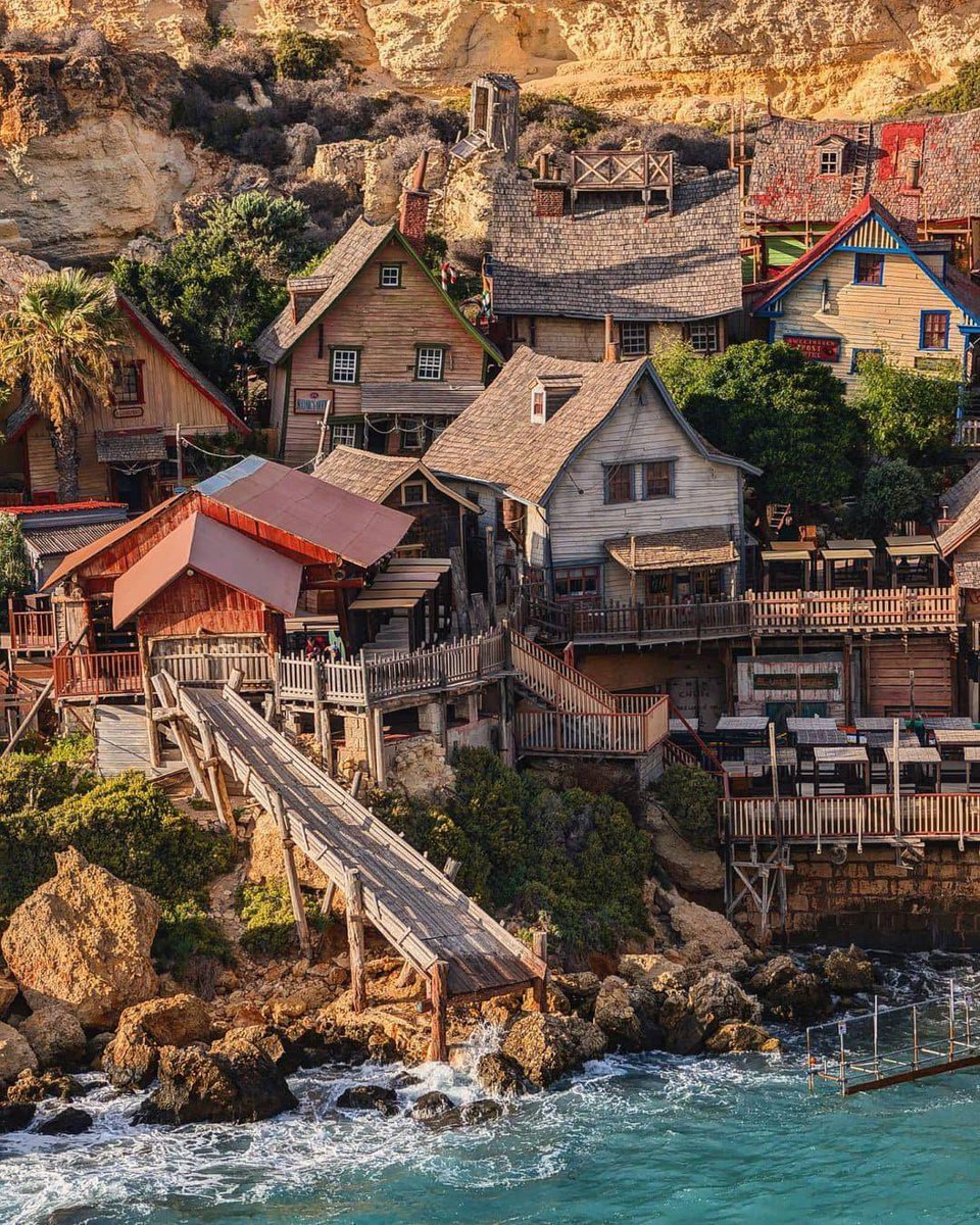 AbsurdAnticsHQ's tweet photo. Popeye Village, Malta 🇲🇹 https://t.co/b3A4No29bo