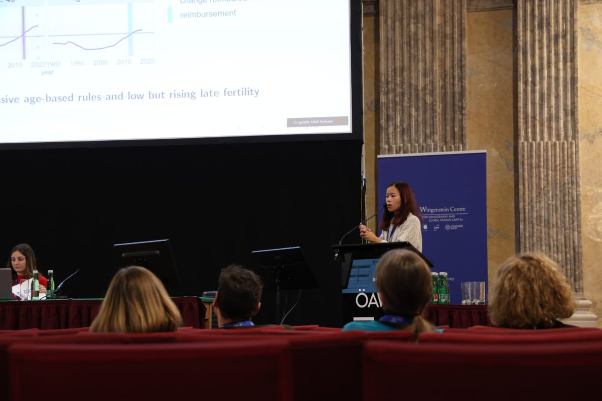 In her research, @MCCompans studied varying age-based regulations for assisted reproduction across 27 high-income countries. She shows that the impact of MAR on very late births is determined by contextual factors other than regulations. #latefert
