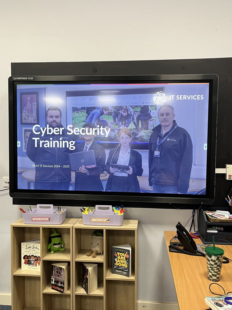 PKAT_ITServices's tweet photo. Early this week our team were out running our annual cyber security training to school staff at one of our customer sites. A brilliant session with lots of discussion and idea sharing!

Reach out today to book your next EdTech CPD session!

#CPD #EdTech #CyberSecurity https://t.co/1p9E0kdvjX