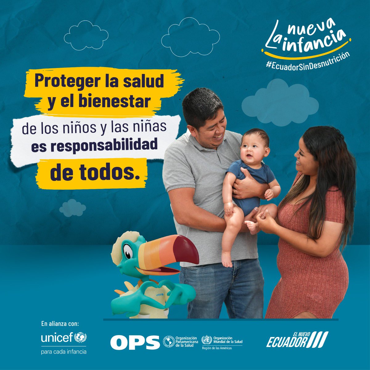 InfanciaEc's tweet photo. ✨Tod@s l@s niñ@s merecen crecer
en un entorno de amor y cuidado 🥰. Proteger a #LaNuevaInfancia significa
que estamos construyendo un Ecuador más próspero y lleno de oportunidades 󰎸💪.

¡A la #DesnutriciónCrónicaInfantil le
ganamos tod@s! 🤗 https://t.co/KOYR8uG1uc