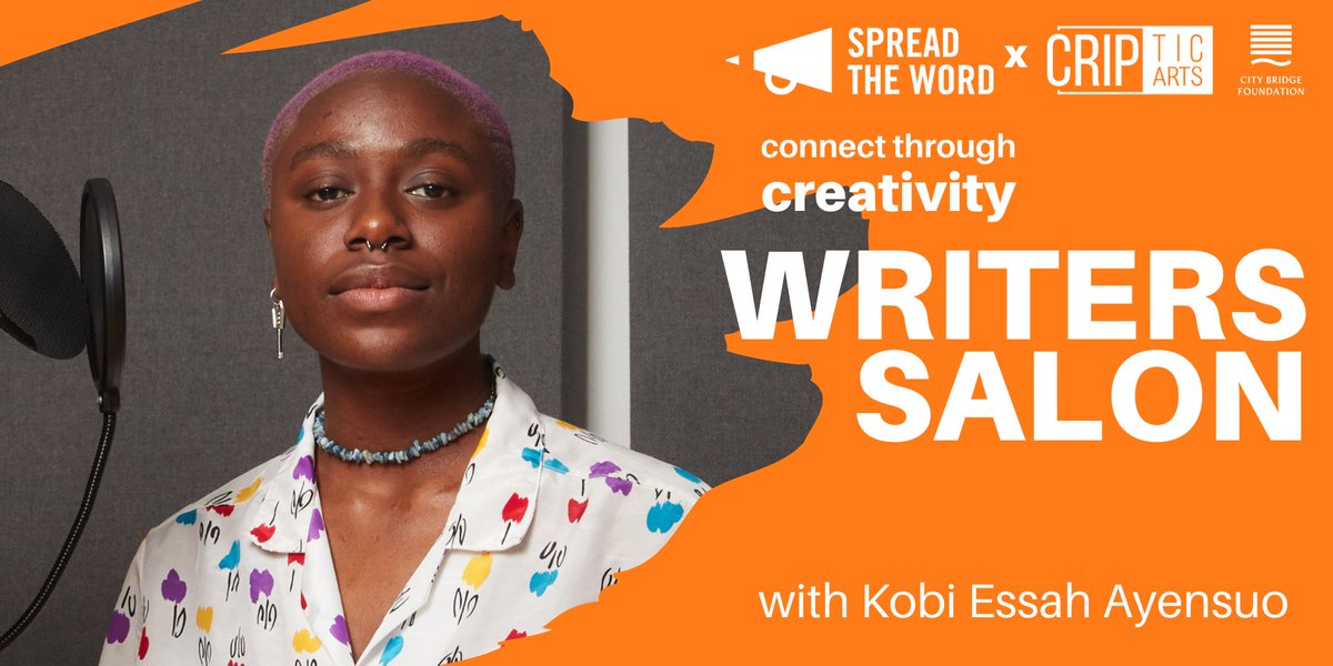 disabilityarts's tweet image. Come and join Connect through Creativity’s @CRIPticArts  x @STWevents Salon with Kobi Essah Ayensuo and sign up for the Salon open mic if you’d like to share your work. 

When - 02 Dec
Where - Online
Cost - Free

disabilityarts.online/events/writers…