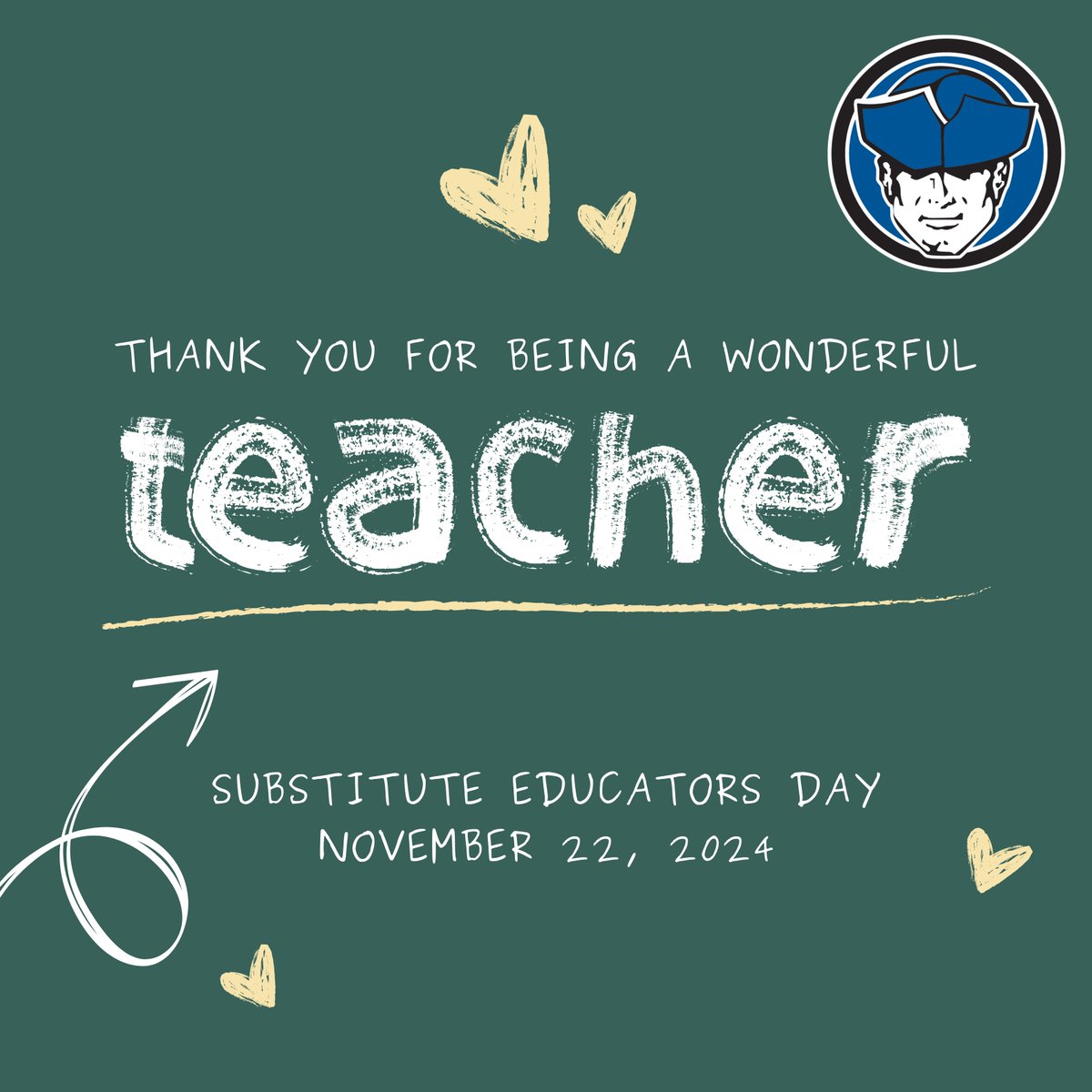 Happy National Substitute Educators Day! Today, we recognize and appreciate the invaluable contributions made by substitute teachers in our schools. Thank you for your dedication and commitment to providing quality education to our students. #BMSPatroit Proud #MSDR9