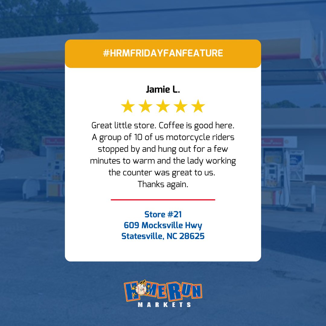 HomeRunMarkets's tweet image. Way to go, Store #21! 🙌 #HomeRunMarkets #FanFriday