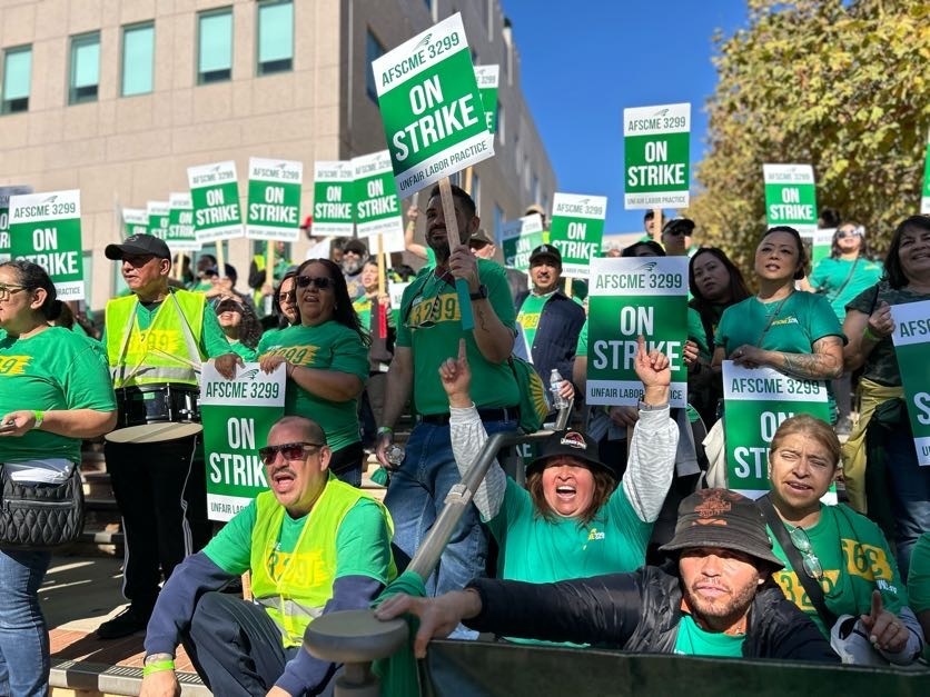 AFSCME (@afscme) on Twitter photo They STRUCK, they rallied, they made noise! 🚨 Over 37,000 UC patient care workers at 10 campuses and 5 medical centers walked out for two days, demanding dignity and respect. The strike’s over, but the call for justice echoes loud! They STRUCK, they rallied, they made noise! 🚨 Over 37,000 UC patient care workers at 10 campuses and 5 medical centers walked out for two days, demanding dignity and respect. The strike’s over, but the call for justice echoes loud!