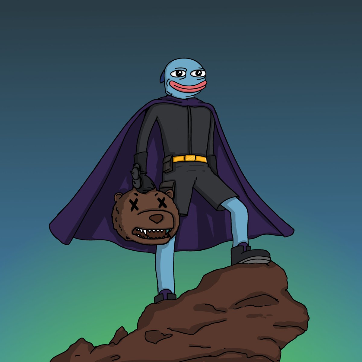 By day, he’s just a fish 🐟. By night, he’s the protector of the <a href="/SuiNetwork/">Sui</a> Ocean 🌊. $BLUB fights off the shadowy depths and keeps the tides rising! 💪✨