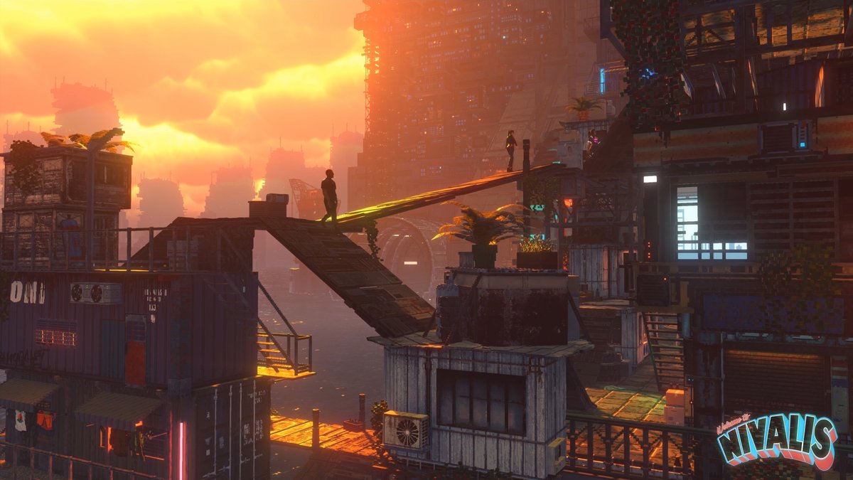 PlayNivalis's tweet image. "Making it in this cyberpunk city isn’t easy. This city could fall into the ocean tomorrow, so you better make your fortune today."
🔗 nivalisgame.com
#NivalisGame #505Games