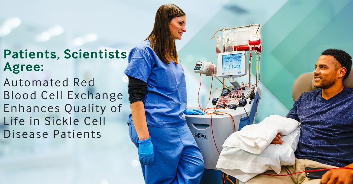 📢Our recent research shows aRBCX reduces hospital stays, pain crises, and treatment times for #SickleCellDisease patients.
Read more: bit.ly/3OkF3i2 
Full study: bit.ly/497Cs4r 
#SCD #PatientAccess #SickleCellAwareness