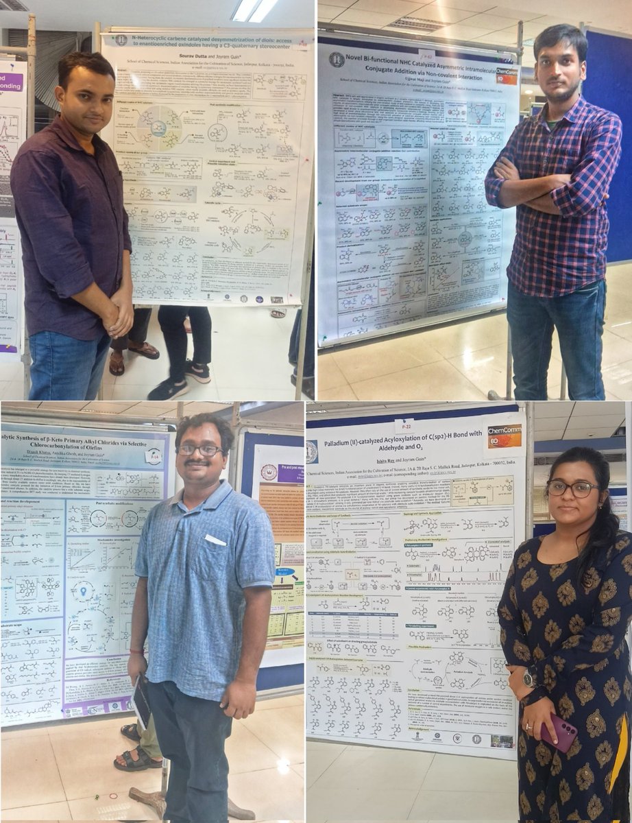 Guin_Lab (@radcatgroup) on Twitter photo "ChemComm" 60 th year symposium organized by <a href="/RoySocChem/">Royal Society of Chemistry</a> held at <a href="/iacskolkata/">Indian Association for the Cultivation of Science</a> 
Posters from our lab members 
<a href="/souravdutta96/">Sourav Dutta</a> <a href="/ujjwalmaji_IACS/">Ujjwal Maji ๐จโ๐ฌ๐ฎ๐ณ</a>
<a href="/BitasikK/">Bitasik Khatua</a> & <a href="/IshitaRoy_IACS/">Ishita Roy |๐ฎ๐ณ</a>
<a href="/RadCatGroup/">Guin_Lab</a>
"Photocatalysis-Palladium Catalysis-NHC Catalysis"
<a href="/ChemCommun/">Chemical Communications</a> "ChemComm" 60 th year symposium organized by <a href="/RoySocChem/">Royal Society of Chemistry</a> held at <a href="/iacskolkata/">Indian Association for the Cultivation of Science</a> 
Posters from our lab members 
<a href="/souravdutta96/">Sourav Dutta</a> <a href="/ujjwalmaji_IACS/">Ujjwal Maji ๐จโ๐ฌ๐ฎ๐ณ</a>
<a href="/BitasikK/">Bitasik Khatua</a> & <a href="/IshitaRoy_IACS/">Ishita Roy |๐ฎ๐ณ</a>
<a href="/RadCatGroup/">Guin_Lab</a>
"Photocatalysis-Palladium Catalysis-NHC Catalysis"
<a href="/ChemCommun/">Chemical Communications</a>