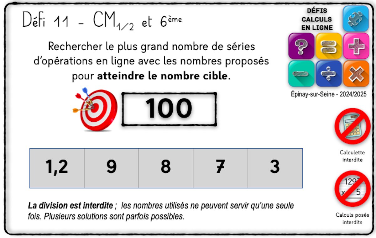 ien_epinay's tweet image. Défi calcul mental et en ligne pour les élèves  Défi nº11 semaine du 25 novembre  #planmaths
Circonscription d'Epinay (93)
➜ ien-epinay.circo.ac-creteil.fr/spip.php?page=… 
➜ padlet.com/jean_claude_ro…