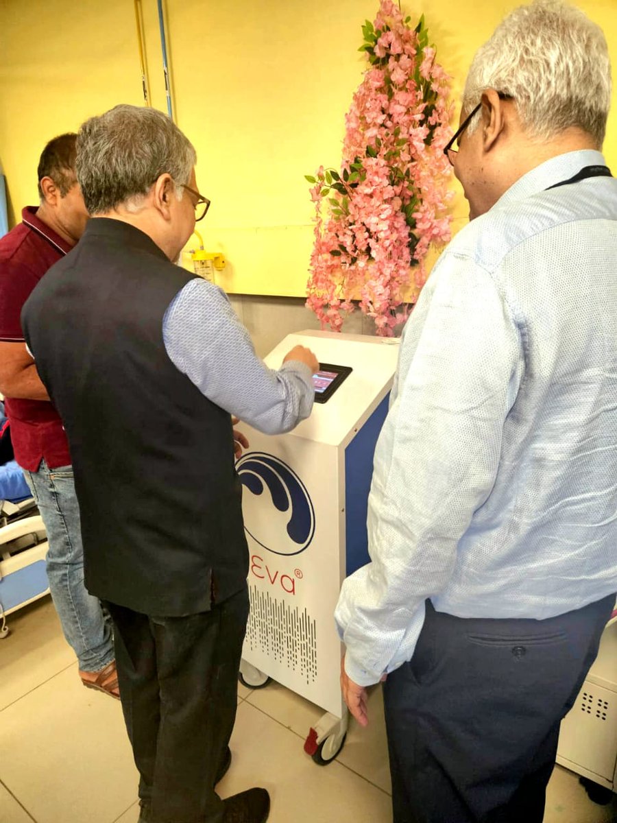 Tata Memorial Centre, Varanasi (MPMMCC & HBCH) (@tmc_varanasi) on Twitter photo Dr. Sudeep Gupta, Director <a href="/TataMemorial/">Tata Memorial Hospital</a> inaugurated scalp Cooling Machines for cancer patients undergoing chemotherapy <a href="/TMC_Varanasi/">Tata Memorial Centre, Varanasi (MPMMCC & HBCH)</a>. This innovative technology helps to preserve hair during chemotherapy which gives emotional relief and confidence to cancer patients. Dr. Sudeep Gupta, Director <a href="/TataMemorial/">Tata Memorial Hospital</a> inaugurated scalp Cooling Machines for cancer patients undergoing chemotherapy <a href="/TMC_Varanasi/">Tata Memorial Centre, Varanasi (MPMMCC & HBCH)</a>. This innovative technology helps to preserve hair during chemotherapy which gives emotional relief and confidence to cancer patients.