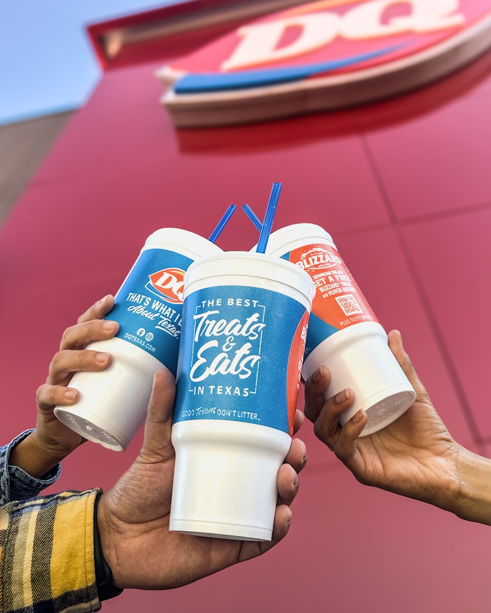 Cheers to the end of another week! Who are you taking to DQ®?