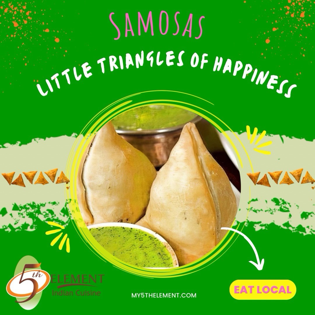 My5thElementPC's tweet photo. Join us for lunch at My 5th Element and experience our samosas: crisp on the outside, magic on the inside. Spice up your midday with these crispy, savory sensations! 

🌐https://t.co/2CkT9f2i4g  

#5thelement #samosas #savorysnack #spice #indianfood #palmcoast #daytona https://t.co/Z2mVF6Jk8p