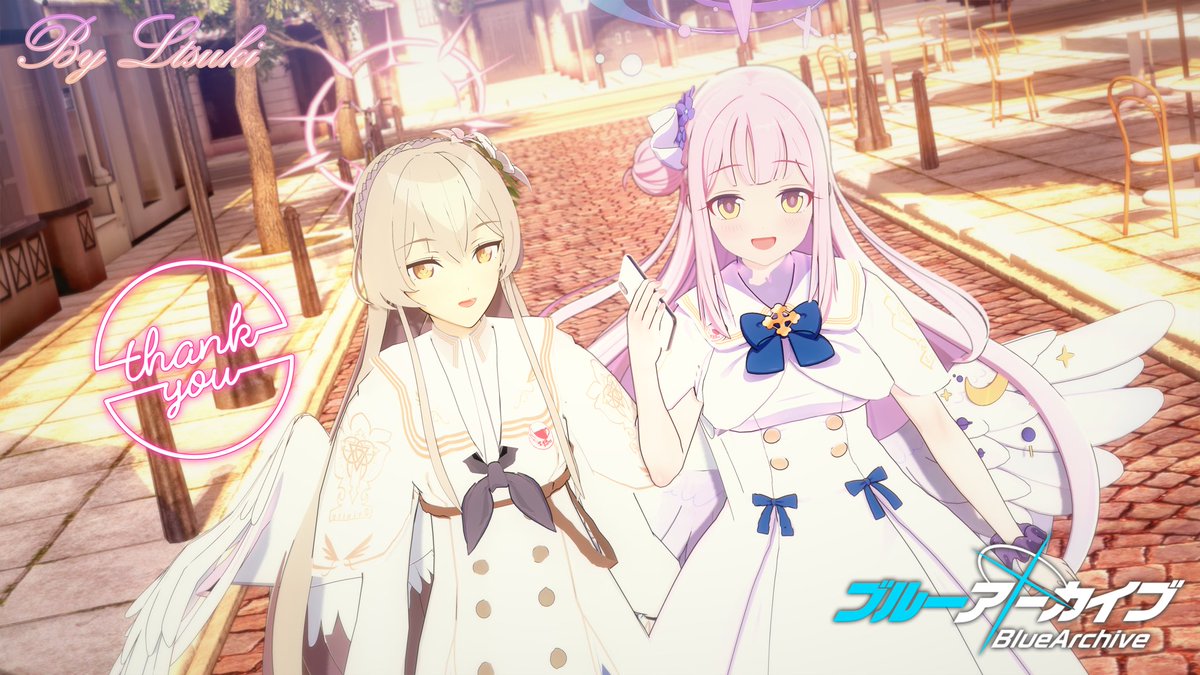 ブルーアーカイブ 桐藤ナギサ #ブルーアーカイブ #ブルアカ #聖園ミカ
