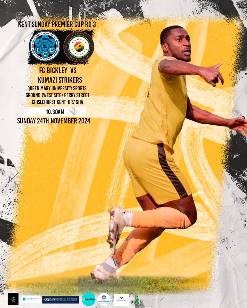 AFC Kumazi Strikers (@kumazistrikers) on Twitter photo On Sunday we lock horns with one of our longest serving rivals/frenemies who are the OBDSFL current champions. We face <a href="/FcBickley/">FC Bickley</a> in the Kent Premier Cup. On Sunday we lock horns with one of our longest serving rivals/frenemies who are the OBDSFL current champions. We face <a href="/FcBickley/">FC Bickley</a> in the Kent Premier Cup.