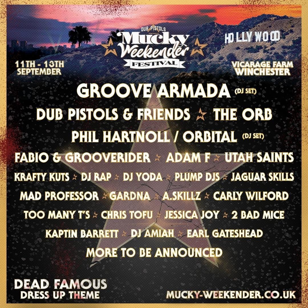 Krafty Kuts (@krafty_kuts) on Twitter photo Happy to be back at next years <a href="/muckyweekender/">muckyweekender</a> alongside <a href="/dubpistols/">Dub Pistols</a> <a href="/PhilHartnoll/">PhilHartnoll-Orbital</a> @plumpdjs <a href="/A_SKILLZ/">A.Skillz</a> <a href="/GrooveArmada/">Groove Armada</a> <a href="/DJYodaUK/">DJ Yoda π§</a> <a href="/gardnauk/">Gardna π½π</a> <a href="/UtahSaints/">Utah Saints</a> <a href="/TooManyTs/">T's</a> <a href="/fabioandgroove/">Fabio & Grooverider</a> <a href="/Si2BadMice/">Si2badmice</a> & many more bookings.kaboodle.co.uk/book/22543/ticβ¦ Happy to be back at next years <a href="/muckyweekender/">muckyweekender</a> alongside <a href="/dubpistols/">Dub Pistols</a> <a href="/PhilHartnoll/">PhilHartnoll-Orbital</a> @plumpdjs <a href="/A_SKILLZ/">A.Skillz</a> <a href="/GrooveArmada/">Groove Armada</a> <a href="/DJYodaUK/">DJ Yoda π§</a> <a href="/gardnauk/">Gardna π½π</a> <a href="/UtahSaints/">Utah Saints</a> <a href="/TooManyTs/">T's</a> <a href="/fabioandgroove/">Fabio & Grooverider</a> <a href="/Si2BadMice/">Si2badmice</a> & many more bookings.kaboodle.co.uk/book/22543/ticβ¦
