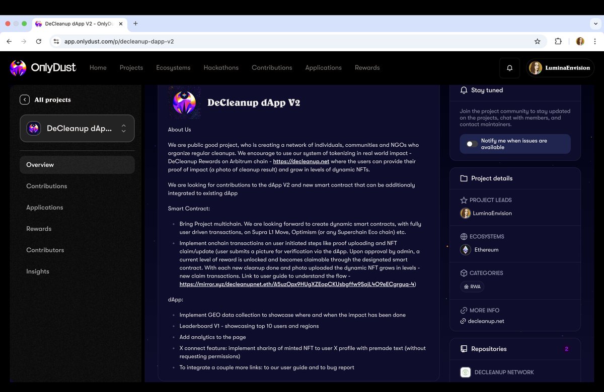 DeCleanup Network tweet media