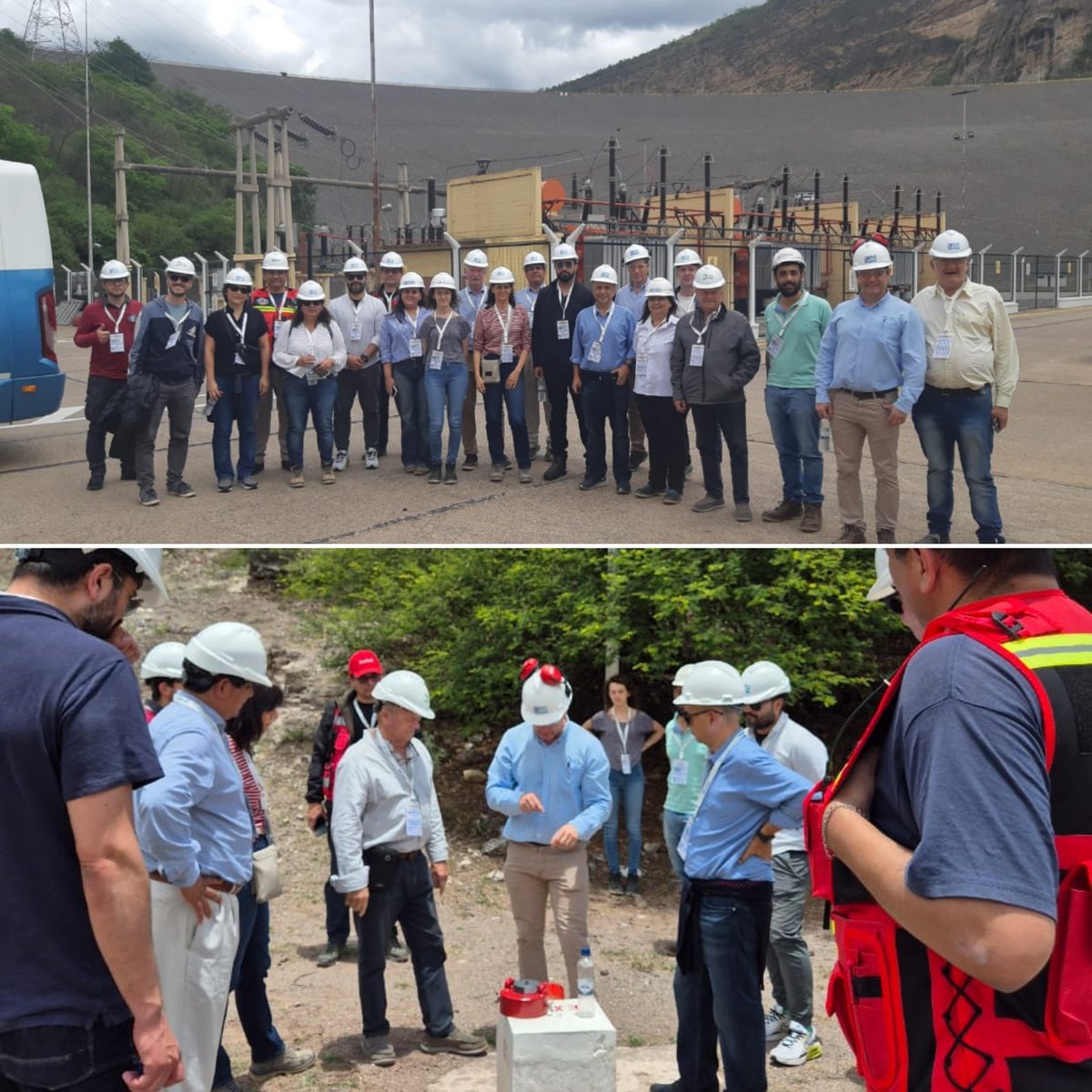 cohife1's tweet photo. Cierre de las Jornadas de Seguridad de Presas y visita técnica a Cabra Corral y Peñas Blancas. Cooperación internacional con apoyo local de la provincia de #Salta. Gestión SSRH #Nación, #ORSEP y #Cohife con el acompañamiento de organismos nacionales. https://t.co/Tub1Zr6BSz