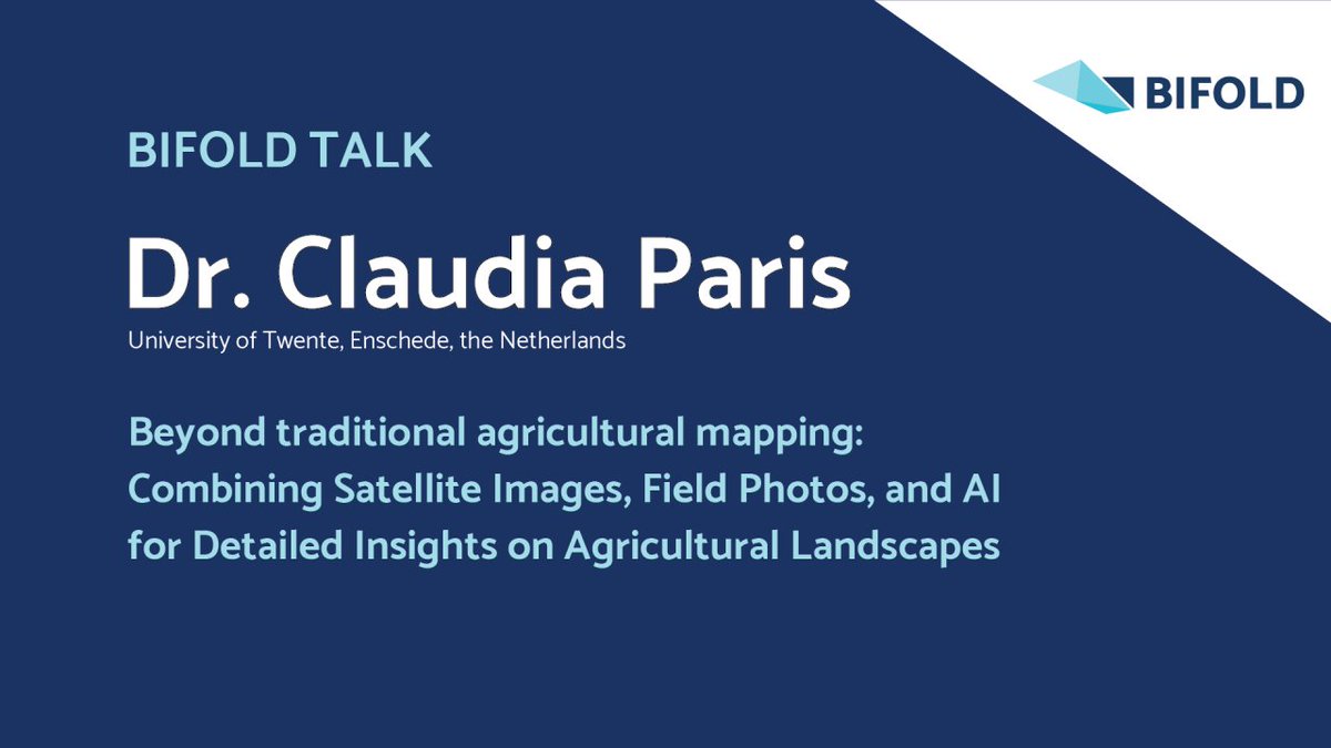 On Dec 02, 2024, Dr. Claudia Paris will join BIFOLD for an invited talk.

More: bifold.berlin/news-events/ev…